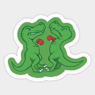 T-Rex Boxing Sticker